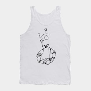 ExclamationRobotBlk Tank Top